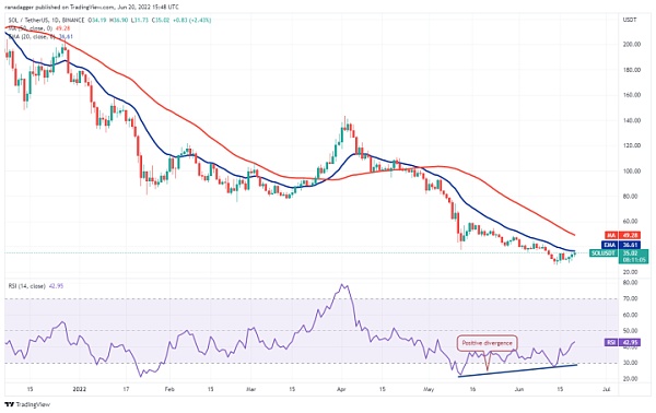 价格分析：BTC ETH BNB ADA XRP SOL DOGE DOT LEO AVAX