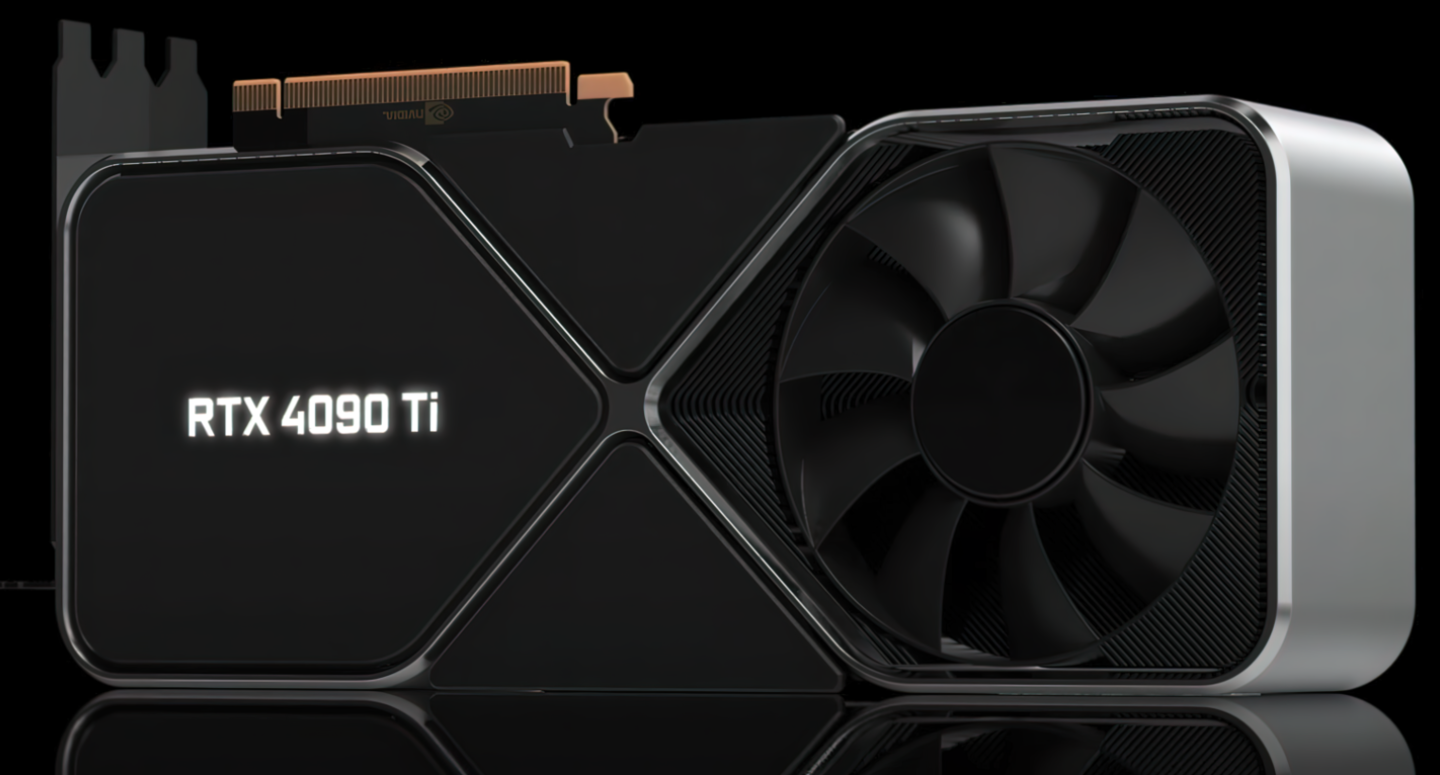 英伟达 RTX 4090 Ti 公版显卡渲染图曝光：三槽设计，TGP 达 600W