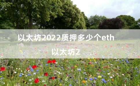 以太坊2022质押多少个eth，以太坊2.0合约质押数量