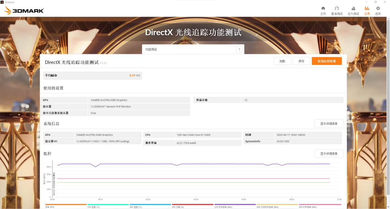 GUNNIR Intel Arc A380 Photon 6G OC 显卡评测：千元网游新选择