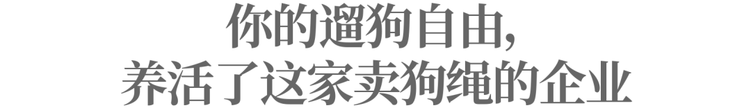 你的遛狗自由，养活了这家卖狗绳的企业