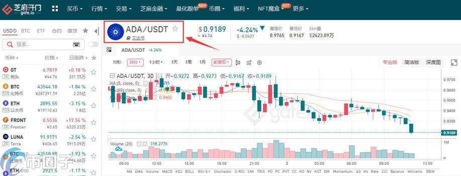 艾达币怎么买？ADA/艾达币买入和交易教程