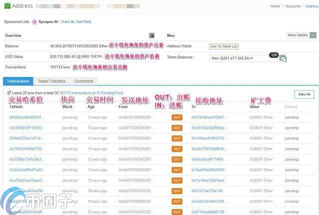 以太坊区块链浏览器怎么查？一文玩转以太坊浏览器