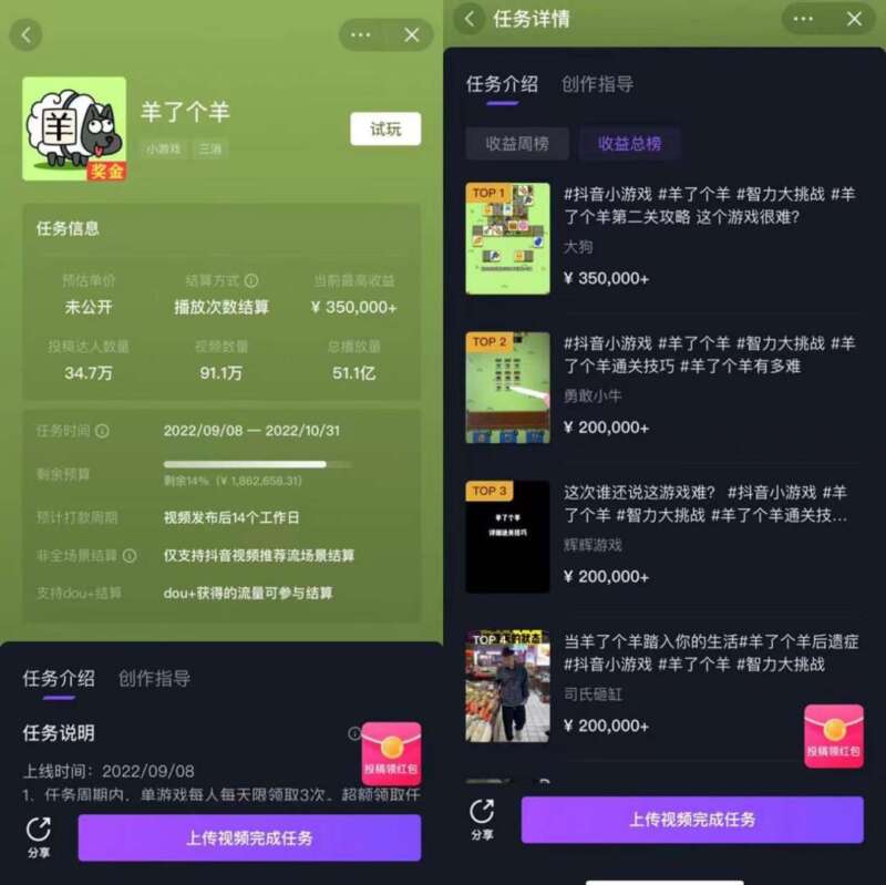 “羊了个羊”撬动字节游戏梦